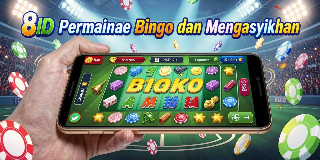 Screenshot dari gameplay 8ID yang penuh aksi Bingo.