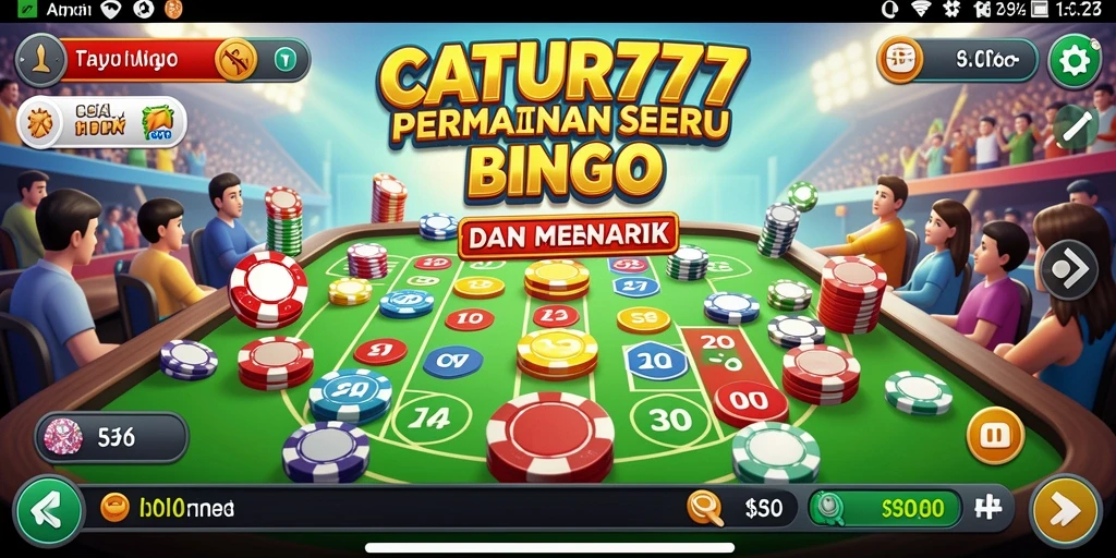 Tampilan gameplay seru dan interaktif di CATUR777
