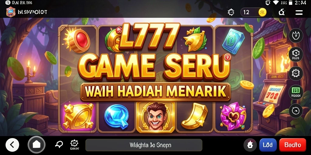 Screenshot gameplay L777 menampilkan keseruan permainan Slot dengan grafis yang memukau.