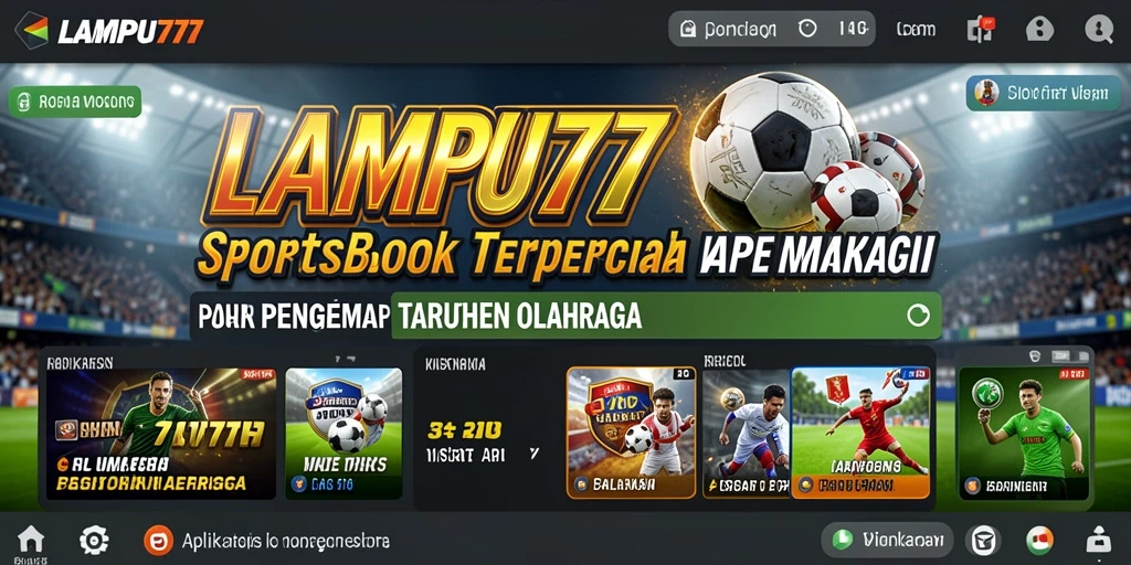Screenshot LAMPU777 menampilkan pengalaman taruhan olahraga yang menarik.