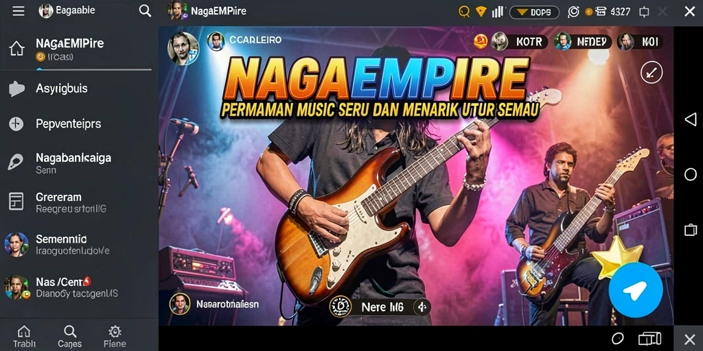 Gameplay seru dan grafis menarik dalam NAGAEMPIRE.