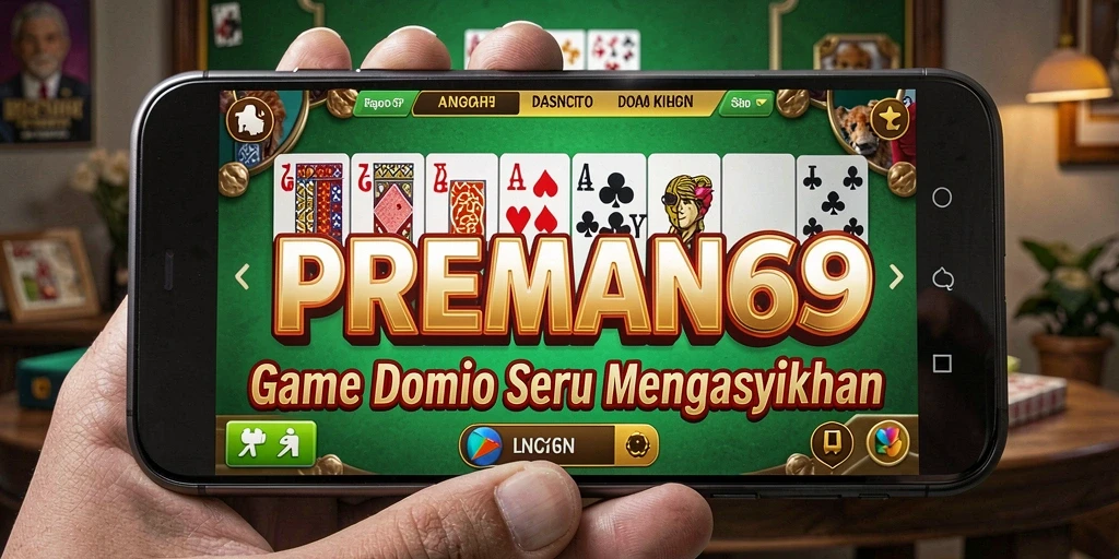 Tangkapan layar gameplay PREMAN69 menampilkan momen seru permainan Domino.