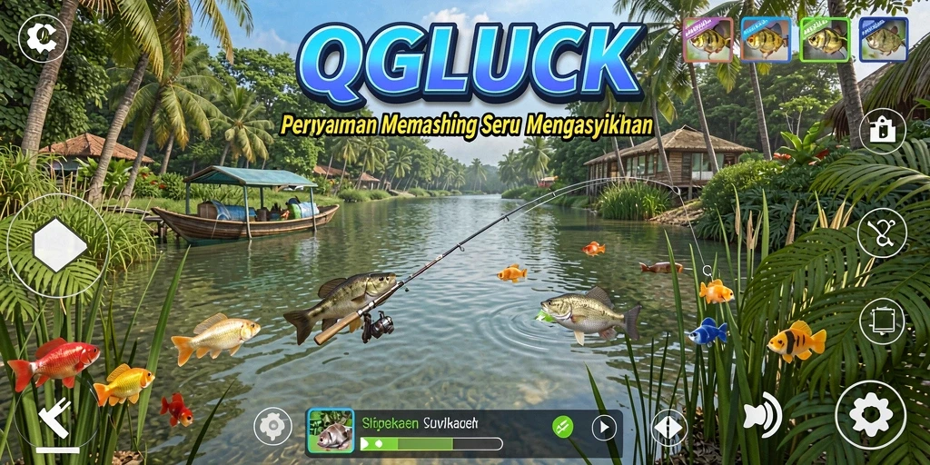 Tangkapan ikan yang menakjubkan di QGLUCK.