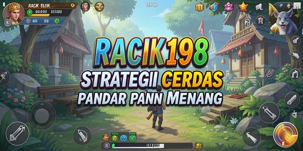 Screenshot menunjukkan aksi strategis dalam RACIK198 dengan elemen taktis yang mendalam.