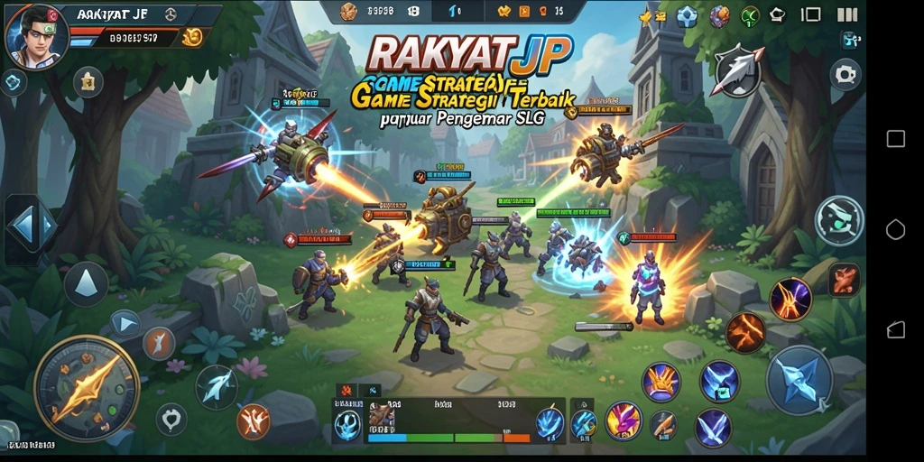Tampilan gameplay RAKYATJP yang memukau dan strategis.