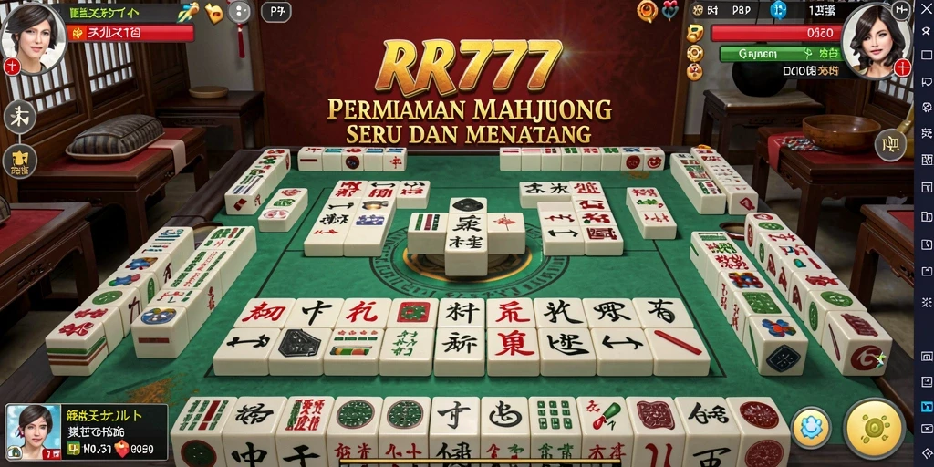 Gameplay seru dan menantang dari game Mahjong RR777.