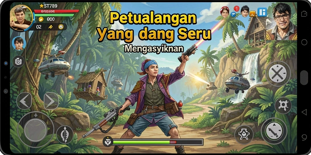 Tampilan gameplay ST789 yang penuh petualangan dan tantangan.