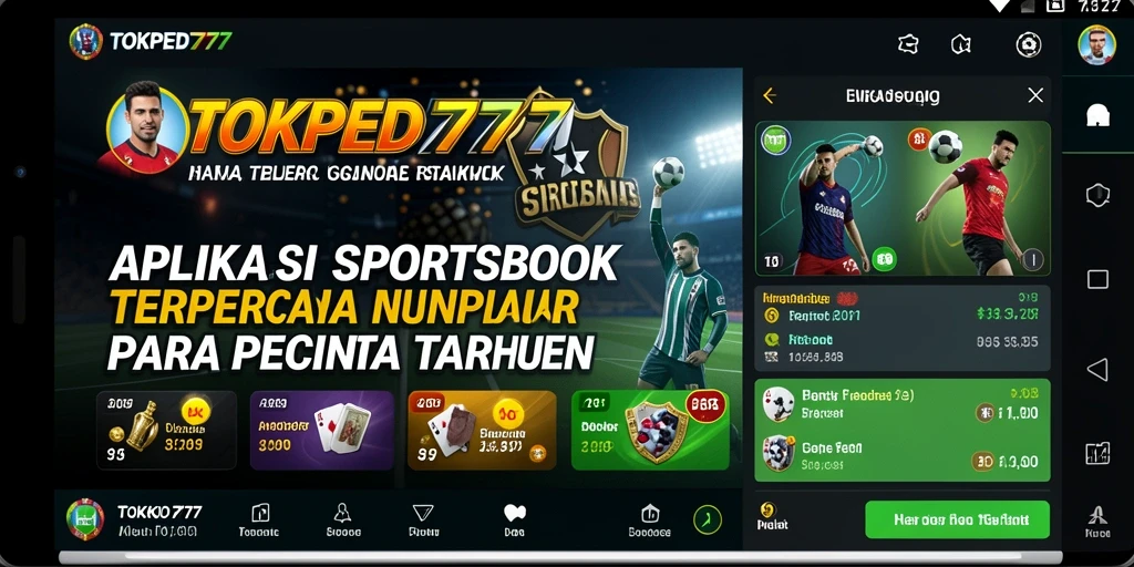 Tampilan menarik dan gameplay yang intuitif di TOKPED777.