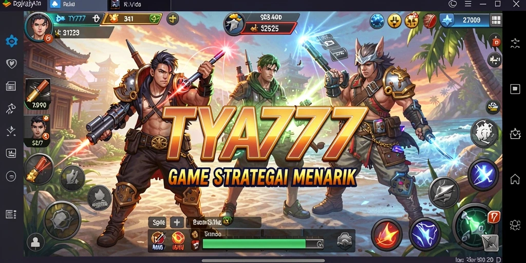 Tampilan gameplay SLG yang intens dan mendebarkan.